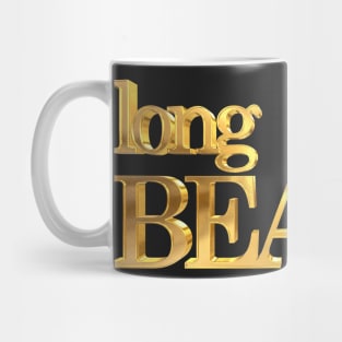 Long Beach Gold Mug